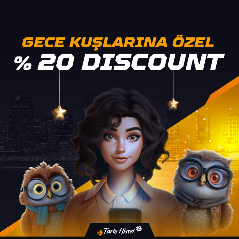 Gece Kayıp Bonusu %20